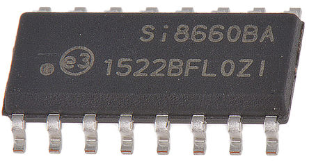 Silicon Labs - Si8660BA-B-IS1 - Silicon Labs Si8660BA-B-IS1 6ͨ ָ, 1 kVѹ, 16 SOIC		