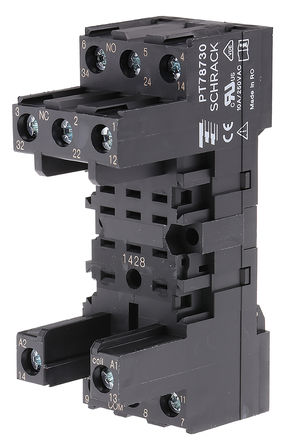 TE Connectivity - PT78730 9-1415071-1 - TE Connectivity 继电器插座 PT78730 9-1415071-1, 适用于PT3 系列		