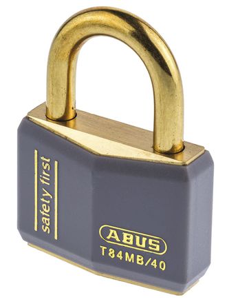 ABUS - XR0084GY 40 - Abus XR0084GY 40 ɫ Կ׼ ͭ ȫ, 6mm 		