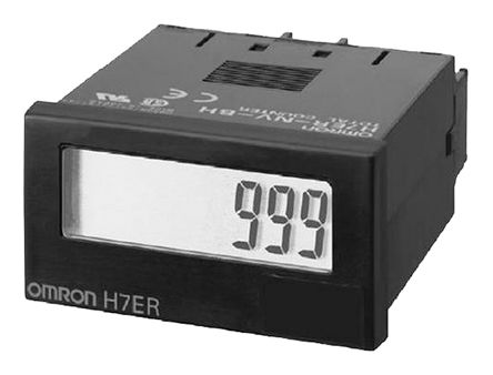 Omron - H7ER-NV-BH - Omron 4λ LCD  H7ER-NV-BH, 0  9999ʾΧ, ѹ, 1kHzƵ		