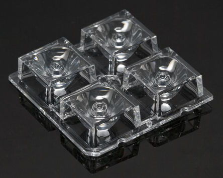 Ledil - C14541_HB-2X2-RS - LEDiL High Bay 系列 4-LED 方形 LED 透镜 C14541_HB-2X2-RS, 使用于XP-G		