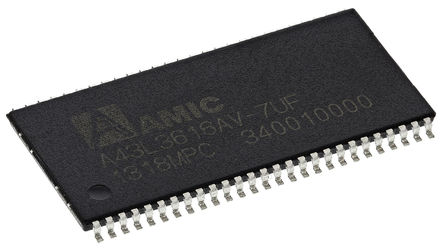 AMIC Technology - A43L3616AV-7F - A43L3616AV-7F, 128Mbit 143MHz SDRAM, 3  3.6 V, 54 TSSOPװ		