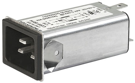 Schurter - C20F.0014 - Schurter Ƕʽ C20 IEC ˲ ͷ C20F.0014, Ӷ˽, 16 (IEC) A, 20 (UL / CSA) A, 250 V 		