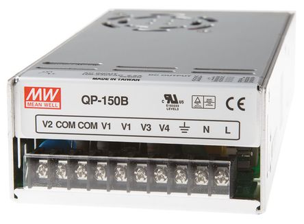RS Pro - QP-150B - RS Pro 150W 4 ǶʽģʽԴ SMPS QP-150B, 127  370 V dc, 90  264 V ac		