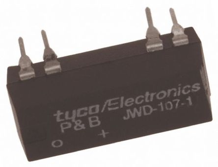 TE Connectivity - JWD-107-1 - TE Connectivity JWD-107-1  Ƭ̵, 500 mA, 5V dc, 19.56 x 7.62 x 8mm		