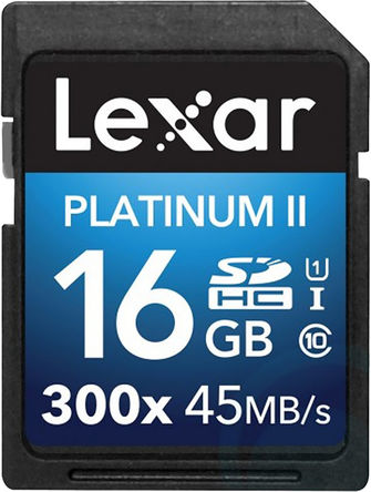 Lexar - LSD16GBBEU300 - Lexar 16 GB Class 10 SLC SDHC LSD16GBBEU300		
