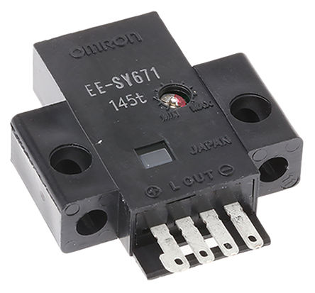 Omron - EE-SY671 - Omron 1  5 mm  LED Դ ״  紫 EE-SY671, NPN, Ǻ, IP50		