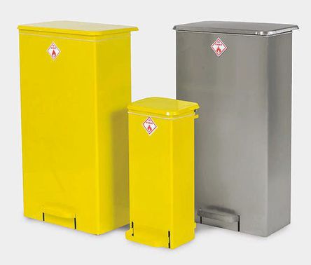 Unicorn Containers - FR 64 FB YE - Unicorn Containers 64L ɫ ̤ʽ   FR64RB-FP - Y, 800 x 450 x 365mm		