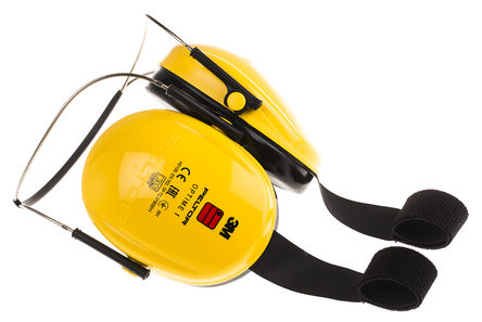 3M PELTOR - H510B-403 - 3M PELTOR Optime I 系列 黄色 颈带式 护耳器 H510B-403, 减低 26dB		