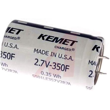 KEMET - S501DC107W2R7A - KEMET S501 ϵ 100F 2.7 V ˫ S501DC107W2R7A, 0  +20% ݲ		