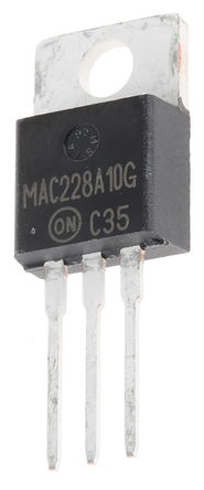 Littlefuse - MAC228A10G - ON Semiconductor MAC228A10G ˫ɿع迪Ԫ, 8A, 800Vֵ, 10mA 2.5V, 3 TO-220ABװ		