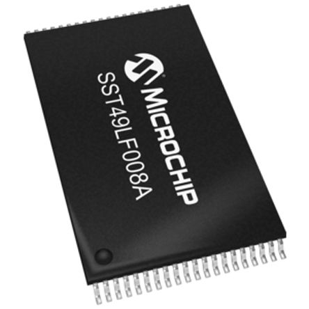 Microchip - SST49LF008A-33-4C-EIE - Microchip SST49LF008A-33-4C-EIE , 8Mbit (1024K x 8 λ), нӿ, 120ns, 3  3.6 V, 40 TSOPװ		