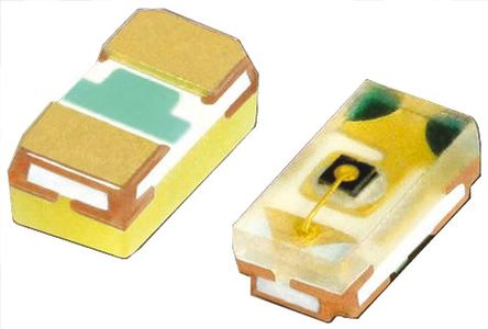 Vishay - VLMO1500-GS08 - Vishay ɫ (605 nm ) LED VLMO1500-GS08, 2.4 V, 90 mcd, 65 ӽ 1005 (0402) װ		