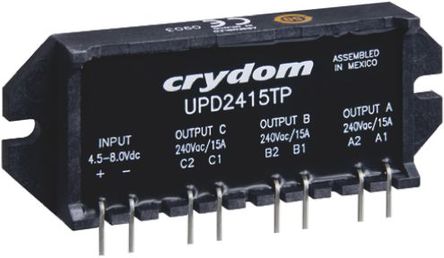 Crydom - UPD2415TP-10 - Crydom 15 A rms PCBװ ̵̬ UPD2415TP-10, SCR, ˲ʱл, 280VЧֵ		