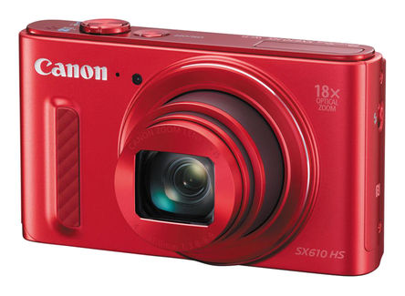Canon - 0113C011AA - Canon SX610 红色 数码相机 4X数字变焦 18X光学变焦, 3in LCD, PowerShot系列		