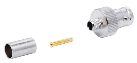 Telegartner - J01003A1369 - Telegartner 75 ֱ °װ ĸ BNC  J01003A1369, 0  4GHz, ѹ ˽, RG59 B/U, 		