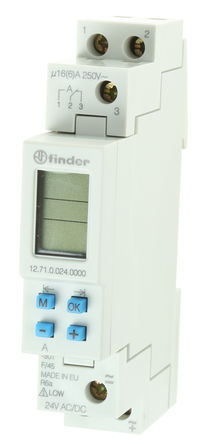 Finder - 12.71.0.024.0000 - Finder 1ͨ DIN 쿪 12.71.0.024.0000, Ӳλ, 24 V /ֱԴ		