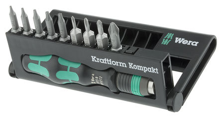 Wera - 05135941001 Kraftform Kompakt 11 Plus - Wera ˿1/4 in x 90 mmTorx ͷT5T6T7T8T9Phillips ʮͷPH00PH0PH1PH2 Torx ͷPhillips ʮͷͷ ɻ ˿		