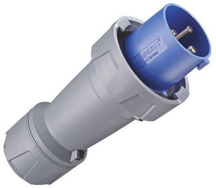 Mennekes - 3358 - Mennekes PowerTOP ϵ ɫ 2P+E ҵԴ °װ ͷ 3358RS, 125A, 230 V, IP67		