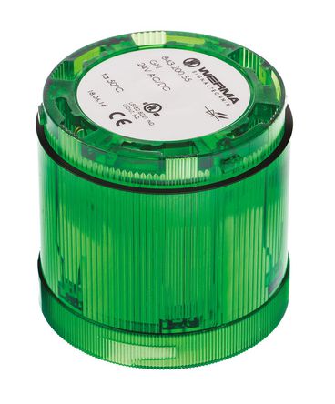 Werma - 84320055 - Werma KombiSIGN 70 843 ϵ ɫ LED źŵ 84320055, 70mm ֱ, 24 V ֱ		