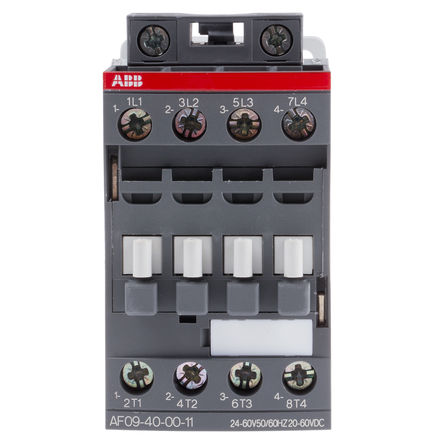 ABB - AF09-40-00-11 - ABB AF ϵ AF09 ϵ Ӵ AF09-40-00-11, 4 , 25 A, 20  60 V ֱ24  60 V Ȧ		