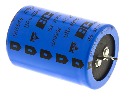 Vishay - MAL215957471E3 - Vishay Extreme 159 PUL-SI ϵ 450 V ֱ 470F ͨ  MAL215957471E3, 20%ݲ, 210m(ֵ), +105C		