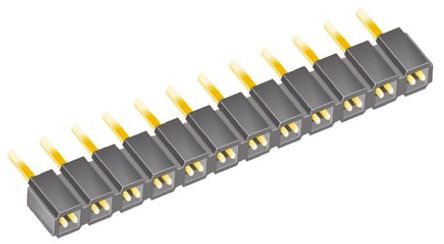 Samtec - SLW-112-01-G-S - Samtec SLW ϵ 1 12· ֱ 2.54mmھ ͨ ӡˢ· SLW-112-01-G-S, Ӷ˽, ԰		