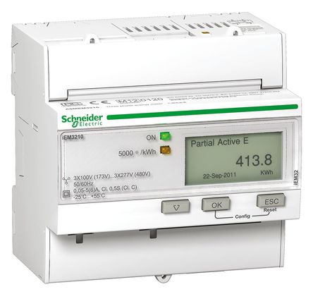 Schneider Electric - A9MEM3210 - Schneider Electric iEM3000 ϵ A9MEM3210 10λ LCD ֹʱ, 		