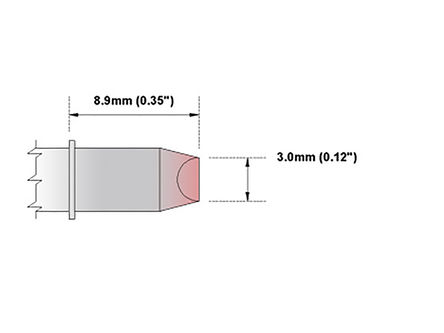 Thermaltronics - M7CH180 - Thermaltronics M ϵ, 3 mm 90  ͷ		