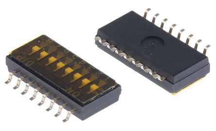 Apem - HDS08TV - Apem HDS08TV 8λ  氲װ DIP , 8P, 25 mA@ 24 V ֱ		