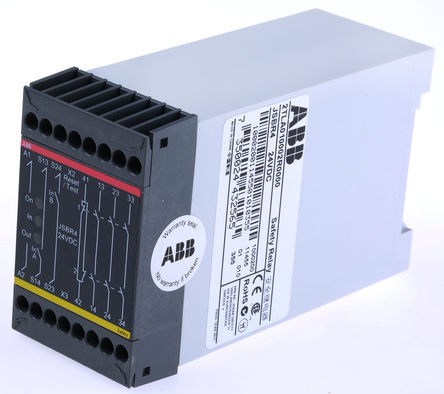 ABB - 2TLA010002R0000 - ABB JSBR4 ϵ ˫ͨ ȫ̵ 2TLA010002R0000, 24 V ֱԴ, 4 ȫ		