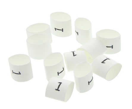 TE Connectivity - TRSA-1019/E/1/1 - TE Connectivity 100װ ɫ ̶ ±ʶ TRSA-1019/E/1/1, 2  6mmֱ, ӡ"1"ͼ		