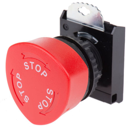 BACO - L22ED01B - BACO BACO ϵ 22mm  ɫť Բ IP66 ֹͣת ťͷ L22ED01B, "ֹͣ"		