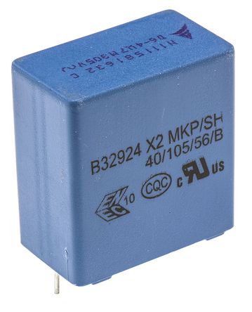 EPCOS - B32924C3475M - EPCOS B32924 ϵ 4.7F ۱ϩ (PP) B32924C3475M, 20%, 305 V , ͨ		