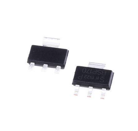 Infineon - BSP170PH6327XTSA1 - Infineon SIPMOS ϵ Si P MOSFET BSP170PH6327XTSA1, 1.9 A, Vds=60 V, 3 SOT-223װ		