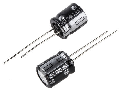 Panasonic - ECA2CHG100 - Panasonic NHG ϵ�� 160 V ֱ�� 10��F ͨ�� ���������� ECA2CHG100, ��20%�ݲ�, ���+105��C		