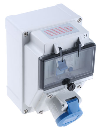 Mennekes - 52061 - Mennekes ɫ 2P+E RCD DIN 찲װ  52061, 16A, 230 V, IP44		