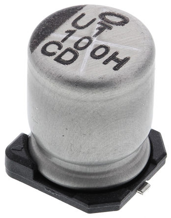Nichicon - UCD1H101MNL1GS - Nichicon CD ϵ 50 V ֱ 100F SMD  UCD1H101MNL1GS, 20%ݲ, +105C		