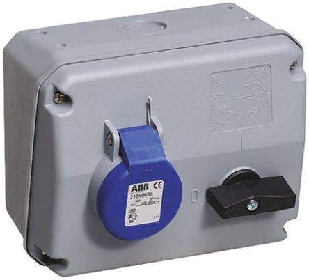 ABB - 2CMA167623R1000 - 216MHS6 - ABB Critical & Safe ϵ ɫ IP44 ֱ л 2P+E  2CMA167623R1000 - 216MHS6 , ӵλ 6h,  16A, 250 V		