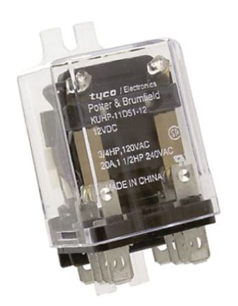 TE Connectivity - KUHP-11D51-12 7-1393114-7 - TE Connectivity KUHP-11D51-12 7-1393114-7 ˫˫ 尲װ Ǳ̵, 12V		