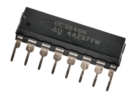 Texas Instruments - UC3846N - Texas Instruments UC3846N ˫ PWM ģʽ, 500 mA, ѹ/ѹʽʽ, 500 kHz, 16 PDIPװ		