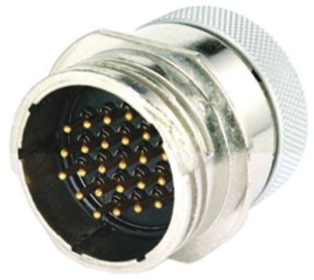 Toughcon - TM2321-P24 - Toughcon 24路 电缆安装 直向 连接器 插座 TM2321-P24, 公触点		