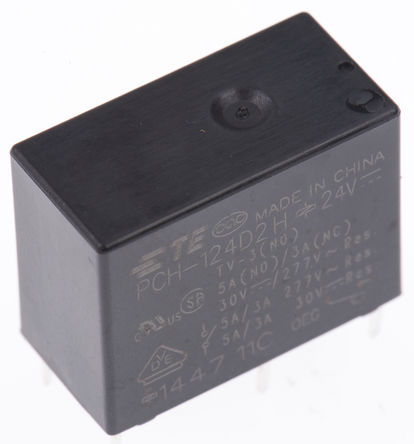 TE Connectivity - PCH-124D2H - TE Connectivity PCH-124D2H ˫ PCB װ Ǳ̵, 24V dc		