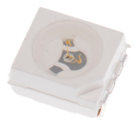 Broadcom - HSMN-A100-R00J1 - Broadcom ��ɫ (470 nm ������) LED HSMN-A100-R00J1, 3.4 V, 120 ���ӽ� PLCC 2 ��װ		