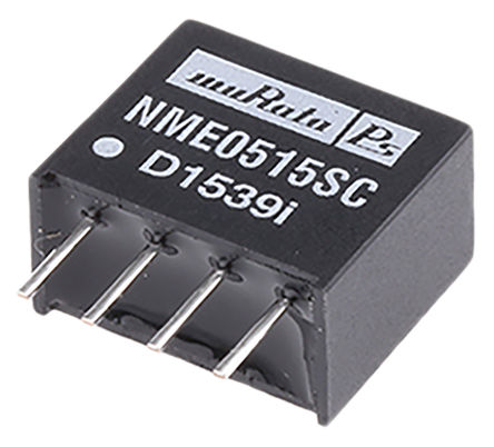 Murata Power Solutions - NME0515SC - Murata Power Solutions NME ϵ 1W ʽֱ-ֱת NME0515SC, 4.5  5.5 V ֱ, 15V dc, 66mA, 1kVѹ, 80%Ч		