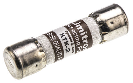 Cooper Bussmann - KTK-2 - Cooper Bussmann F۶ٶ 2A ʽ۶ KTK-2, 10.3 x 38.1mm		