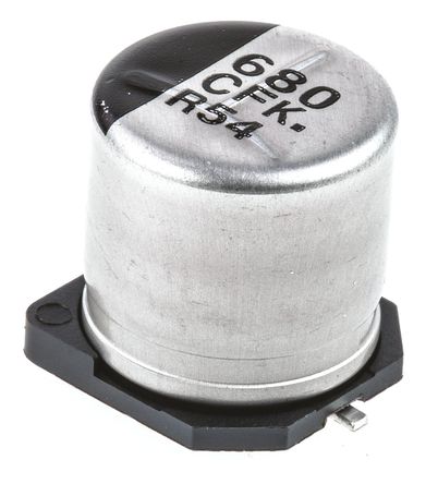 Panasonic - EEEFK1C681GP - Panasonic FK SMD ϵ 16 V ֱ 680F SMD  EEEFK1C681GP, 20%ݲ, 80m(ֵ), +105C		