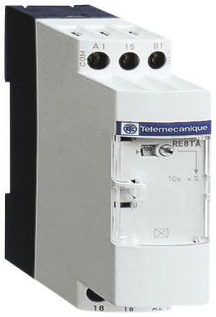 Schneider Electric - RE8TA41BUTQ - Schneider Electric  ʱ̵ RE8TA41BUTQ, 20  1800 s, ˫, 1, SPDT, 24 V ac/dc, 110  240 V ac		