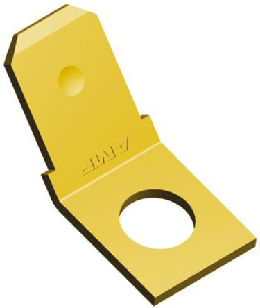 TE Connectivity - 60465-1 - TE Connectivity FASTON .250 ϵ 45 ˨װƬ߶ 60465-1, 6.35 x 0.81mmƬ		