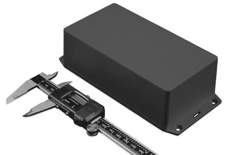 Hammond - 1591XXCSFLBK - Hammond 1591 ϵ IP54 ABS  1591XXCSFLBK, , 121.44 x 66.94 x 37.25mm		